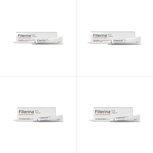 Fillerina 50% Off Bundle - Eye + Lip Contour, Day + Night Cream